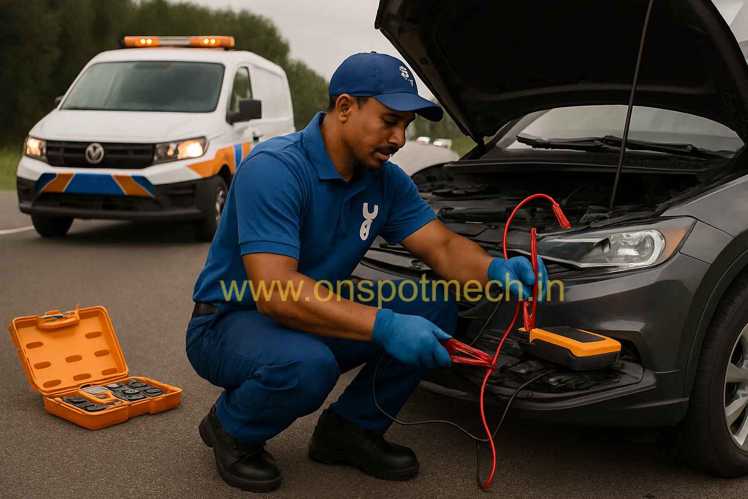 Car & Bike Battery Jumpstart Service